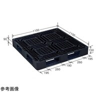 岐阜プラスチック工業 リスパレット ダクブルー JLタイプ タイプ:片面使用型(Dデッキボードタイプ)(裏・穴)外寸(mm):1100×1100×150 JLD41111F 1個