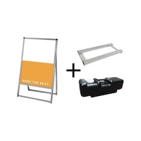 常磐精工 バリウススタンド看板 アルミ複合板 600×900片面 ウエイトアーム・水タンクセット VASKAP600X900K3SET 1個