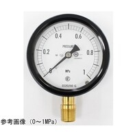 長野 密閉型圧力計(75Φ) 立形A枠 蒸気用 1MPa 検査証明書付 BC12181 1個