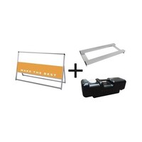 常磐精工 バリウススタンド看板 アルミ複合板 1200×600片面 ウエイトアーム・水タンクセット VASKAP1200X600K3SE 1個