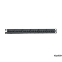 パンドウイットコーポ カテゴリ5E モジュラーパッチパネルキット 4ポートフェースプレートタイプ 24ポート CPPK24BLY 1個