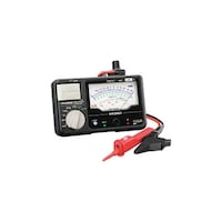 日置電機 アナログメグオームハイテスタ 500V/100MΩ 3レンジ (スイッチ付きリード付属) IR408211 1個