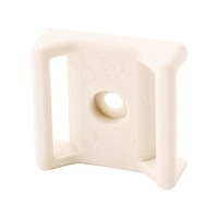 パンドウイットコーポ タックタイ用タイマウント M3ネジ止め 難燃性白 (100個入) ABMTS6C69 1袋