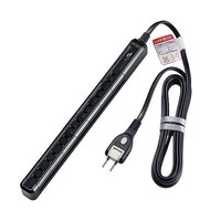 アズワン AC125V/15Ax2m 回転タップ(7口/雷サージ) EA815GN51 EA815GN51 1個