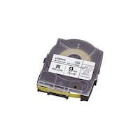 アズワン マックス レタツイン テープカセット 9mm 黄 LMTP509Y LM90174X5 LM90174X5 1セット