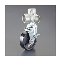 アズワン パイプジョイント(φ150ブレーキキャスター/ウレタン/コーナー型 EA948TF138A EA948TF138A 1セット