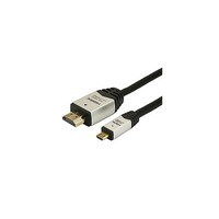 アズワン HDMI MICROケーブル 3m シルバー HDM30041MCSX5 HDM30041MCSX5 1セット