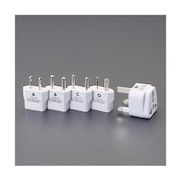 アズワン AC250V/13A 電源変換プラグセット(海外用) EA940CD31A EA940CD31A 1個