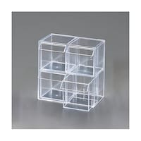アズワン 161x 96x161mm 小物ケース(2列2段/スチロール製) EA508FD32 EA508FD32 1個