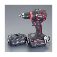 アズワン DC18.0V/5.0Ah ドライバードリル(赤/充電式) EA813PB37 EA813PB37 1台