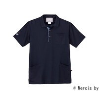 ナガイレーベン ニットシャツ ネイビー S MFJ5872