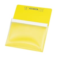 アズワン マグネットポケットA4用 黄 MGPA4Y