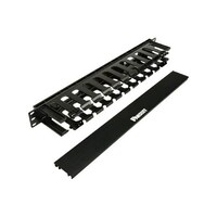 パンドウイットコーポ ヒンジ式ダクト型 水平ケーブル管理パネル 表面ダクト1U 奥行81mm WMPFSE