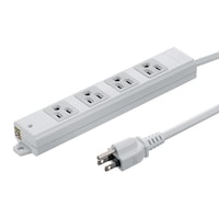 サンワサプライ 工事物件タップ 4個口 2m TAPKS4N2