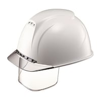 谷沢製作所 エアライト搭載ヘルメット(透明バイザータイプ・溝付・通気孔付・ワイドシールド付) ST#1830VJSE(EPA) 1830VJSEV2W1J