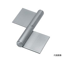 アズワン ステンレス製特厚溶接旗蝶番 左用 全長76mm (2個入) ST2000W76L