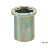 アズワン クリンプナット平頭ステンレス 板厚4.0 M6X1.0 100個入 TBN6M40SSC