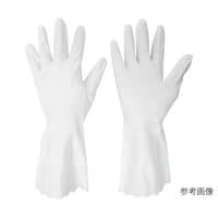 ミドリ安全 塩ビ手袋 薄手 ベルテ114W 白 10双 S VERTE114WS