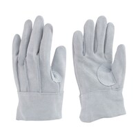 東和コーポレーション 牛床革手袋 背縫い革手 (3双入) 1083P