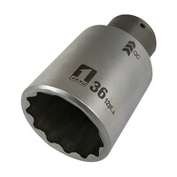 イチネンミツトモ QCソケット シングル 36mm 12角 IM―4W36―12K 19814
