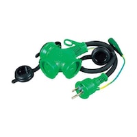 日動工業 トリプルポッキン延長コード 防雨型トリプルポッキン アース付 防雨キャップ付 0.5m PPTW0.5E