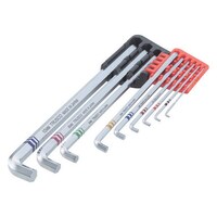 アズワン トーション六角棒レンチ 9本組 TTX9S