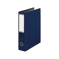 ライオン事務器 A4 片開きパイプ式ファイル(500枚/ブルー) EA762CL97