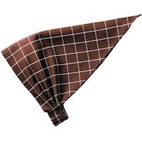 KAZEN バンダナキャップ ブラウンチェック フリー APK474K33