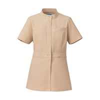 KAZEN レディスジャケット半袖 ベージュ M KZN31016