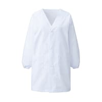 KAZEN 給食衣シングル・ラグラン型 ホワイト 2号 KZN39780