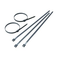 アズワン インラインケーブルタイ黒 9.0×255 最大74 100本入 TFCV255BK