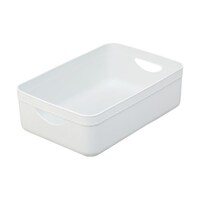 天馬 やわらか収納ケース レギュラー浅 W(ホワイト) 110013221