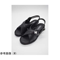 山一 消臭クロスサンダル ブラック L 7602BKL
