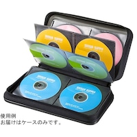 サンワサプライ DVD CDセミハードケース 96枚収納 ブラック FCDWL96BK