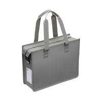 サクラクレパス 275x355x110mm オフィス用トートバッグ(グレー) EA927AS22A