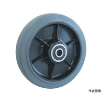 アズワン TYSシリーズ 車輪のみ グレーゴム 125Φ TYSW125G