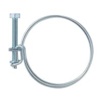 アズワン ネジ式ワイヤバンド 締付径72―78mm (10個入) TWB78