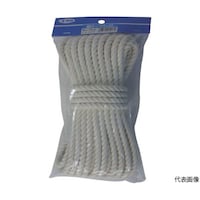 ユタカメイク ロープ 綿ロープ3ツ打 8mm×10m A210