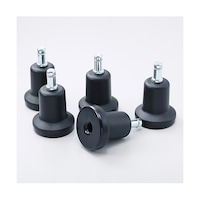 サンワサプライ OAチェア用ウレタン製固定脚 SNCADJST4