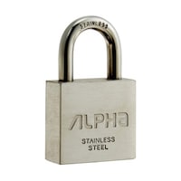 アルファ ステンレス南京錠(同一キー)50mm No.N274050 KA