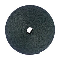 アズワン ナイロン平ベルト 1.6t×30mm×10m 黒 TNB3010BK