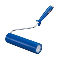 アズワン クリーンルーム用粘着ローラー8インチ用ハンドル 粘着ローラー青1巻付 2重袋入 CNR8HB