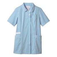 住商モンブラン ナースジャケット 半袖(Mサックス/白)LL MN5002101