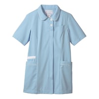 住商モンブラン ナースジャケット 半袖(Mサックス/白)M MN5002101