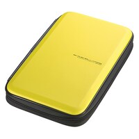 サンワサプライ ブルーレイディスク対応 セミハードケース 56枚収納 イエロー FCDWLBD56Y