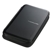 サンワサプライ ブルーレイディスク対応 セミハードケース 56枚収納 ブラック FCDWLBD56BK