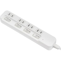 ハート電機サービス 断線に強いスイッチタップ 4個口 1.5m ETAKS415RD