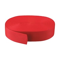 アズワン PPベルト幅40mmX長さ10m 赤 PPB4010 R