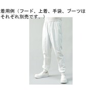 東洋リントフリー クリーンルーム用パンツ 白 5L 3H1866KW 5L