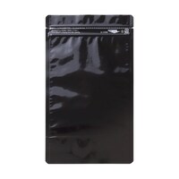 生産日本社(セイニチ) 「ラミジップ」 アルミカラースタンドタイプ 黒 160×120+35 (50枚入) AL1216BK